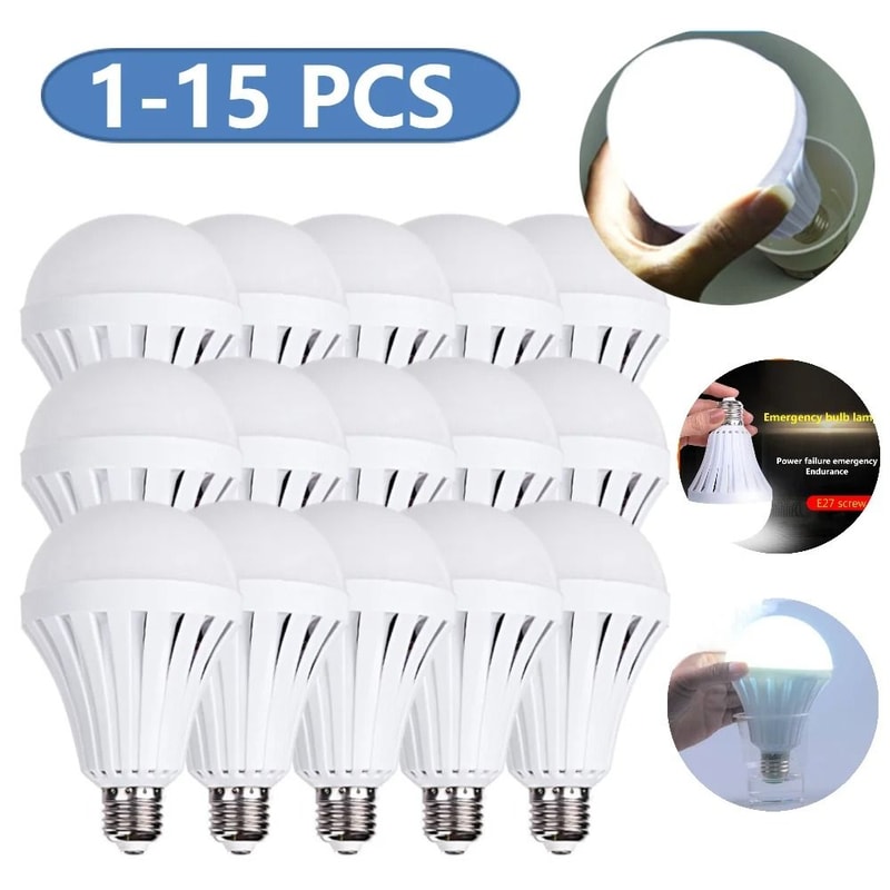 Rechargeable LED Emergency Light Bulb With Touch Control 2