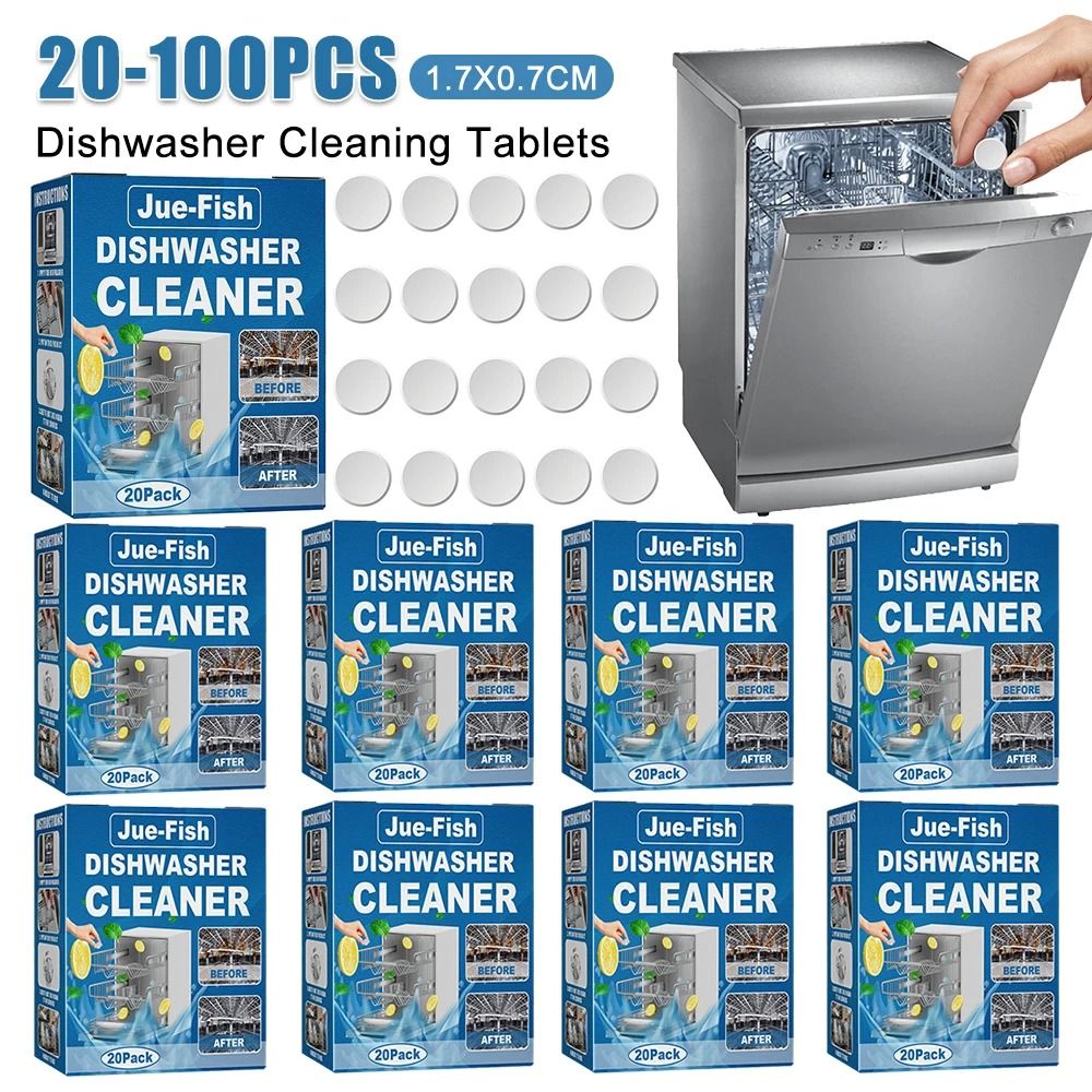 Kitchen Dishwasher Cleaning Tablets For Deep Cleaning And Deodorizing 0
