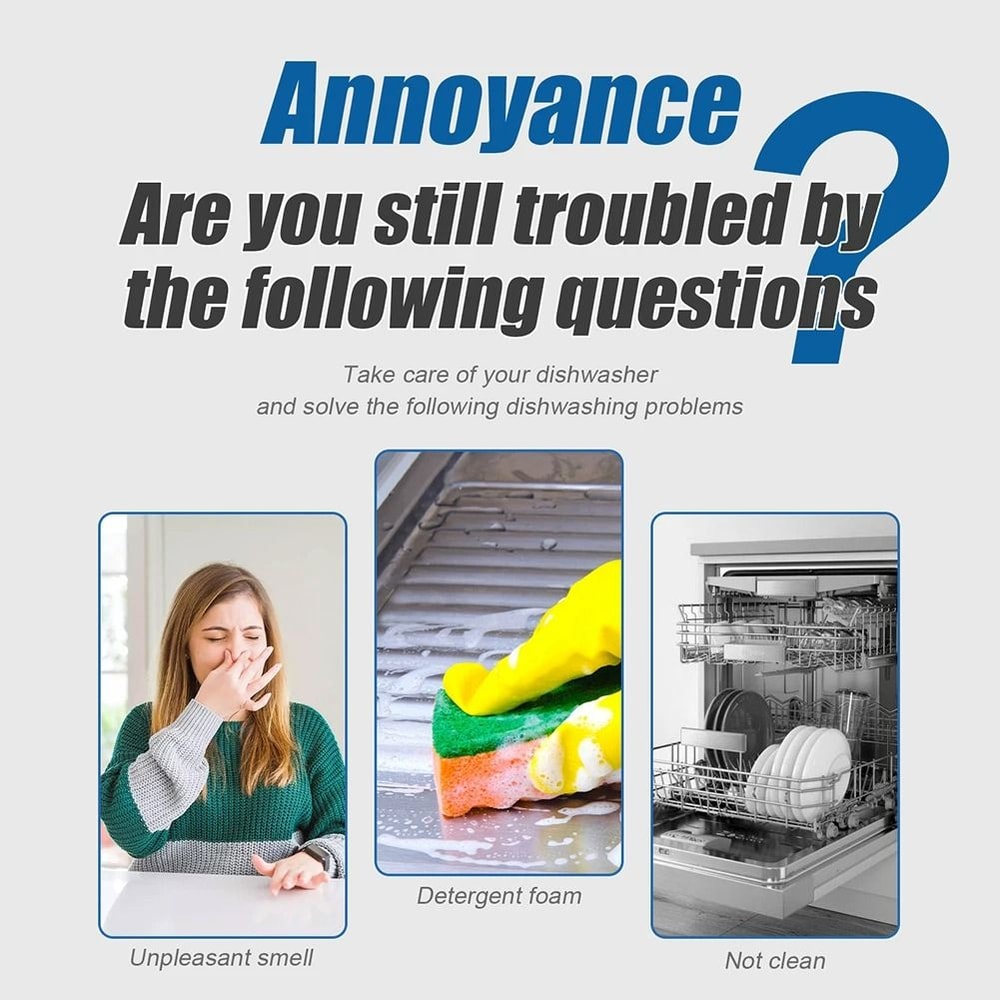 Kitchen Dishwasher Cleaning Tablets For Deep Cleaning And Deodorizing 4