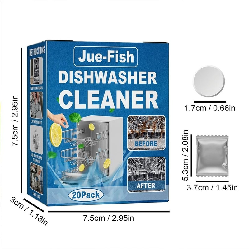 Kitchen Dishwasher Cleaning Tablets For Deep Cleaning And Deodorizing 5