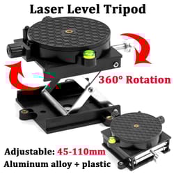 aluminum alloy rotating laser level tripod stand for accurate positioning