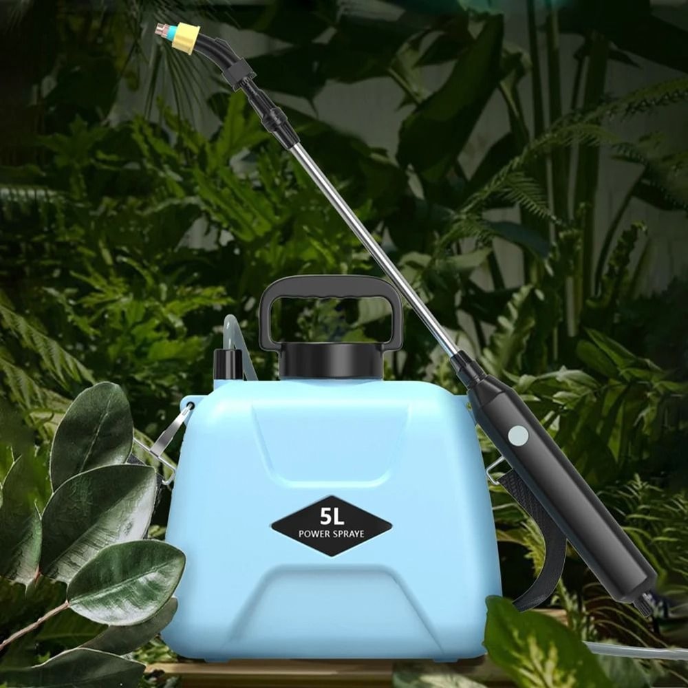 Rechargeable 5L Electric Garden Sprayer With 360 Degree Rotating Nozzle And Shoulder Strap 2