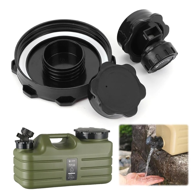 Water Bucket Seal Cover With Faucet For Outdoor Camping And Picnic 3