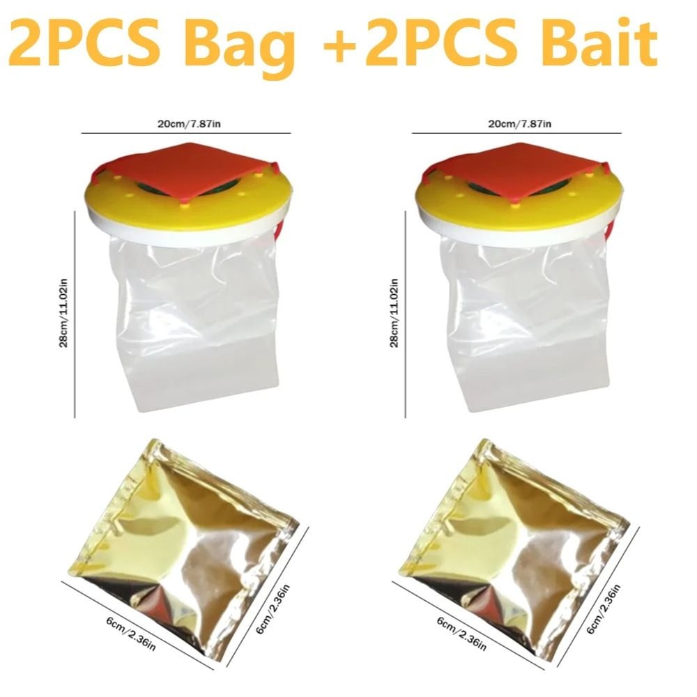 Disposable Hanging Fly Trap Bags For Outdoor Insect Control 23