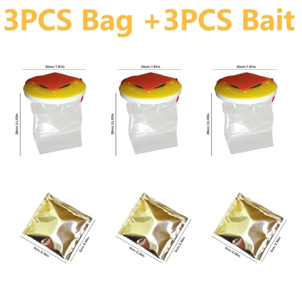 Disposable Hanging Fly Trap Bags For Outdoor Insect Control 24