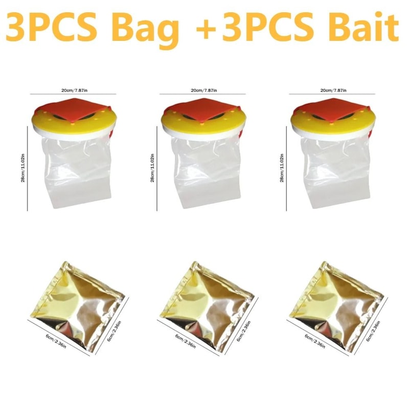 Disposable Hanging Fly Trap Bags For Outdoor Insect Control 24