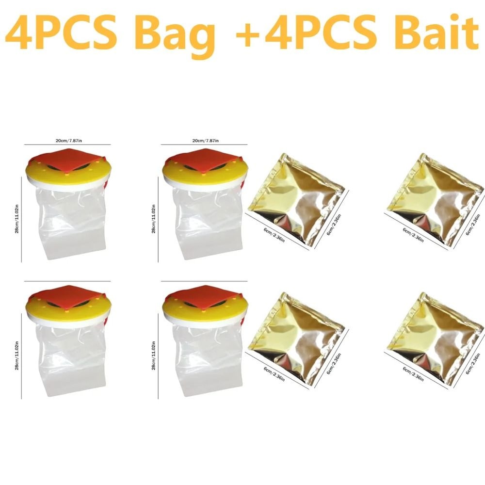 Disposable Hanging Fly Trap Bags For Outdoor Insect Control 25