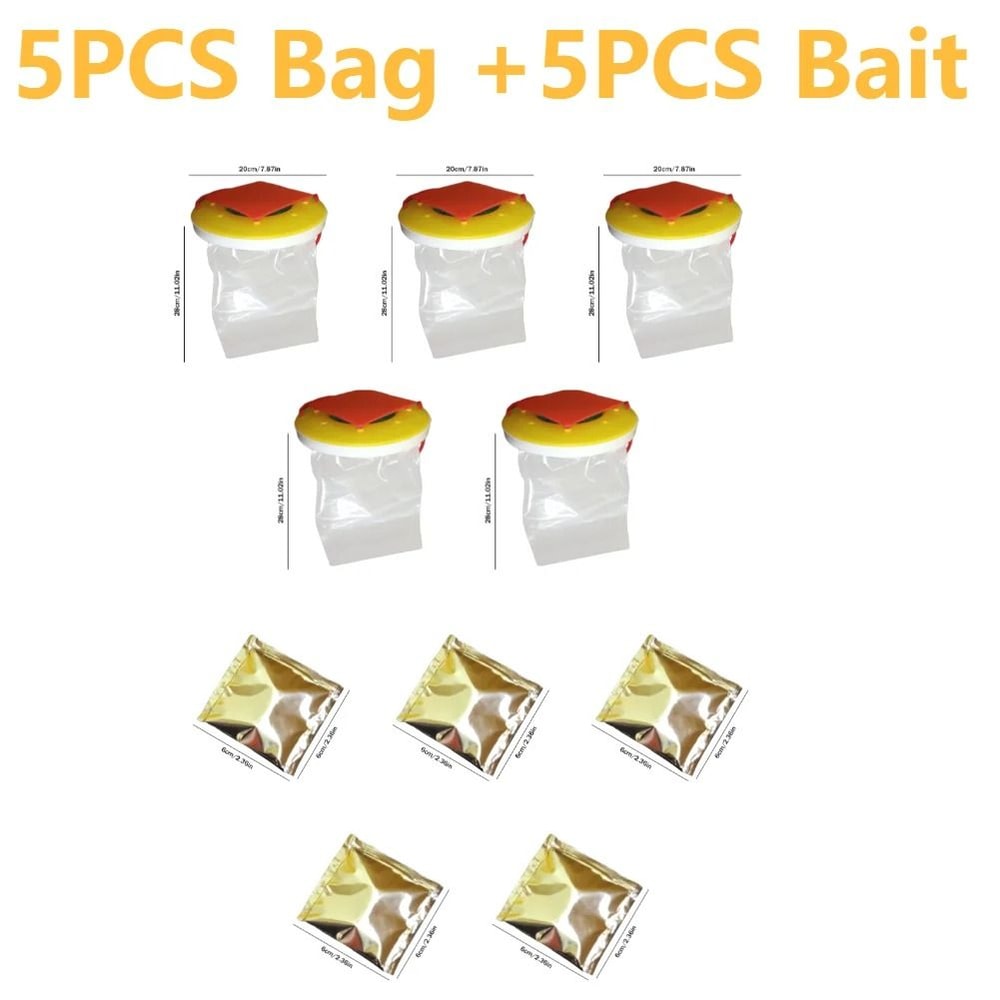 Disposable Hanging Fly Trap Bags For Outdoor Insect Control 26