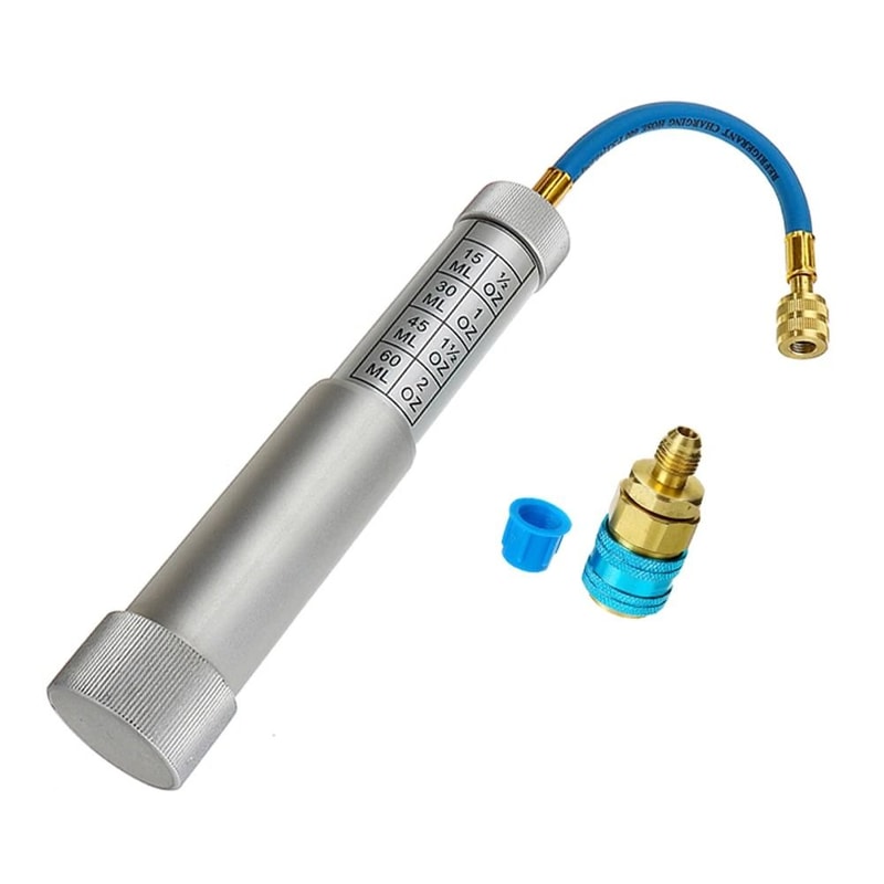 Vehicle Oil And Refrigerant Injection Tool With Filler Tube Adapter 1