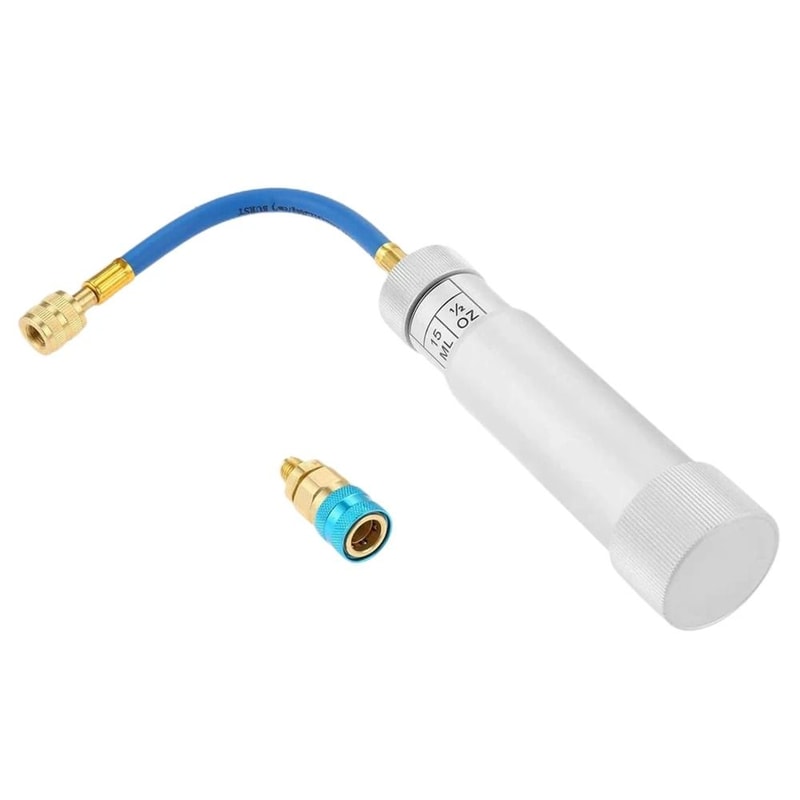 Vehicle Oil And Refrigerant Injection Tool With Filler Tube Adapter 2