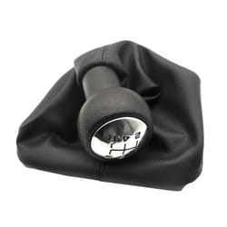 universal 5 speed gear shift knob with durable plastic construction