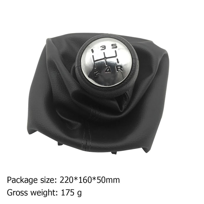 Universal 5 Speed Gear Shift Knob With Durable Plastic Construction 5