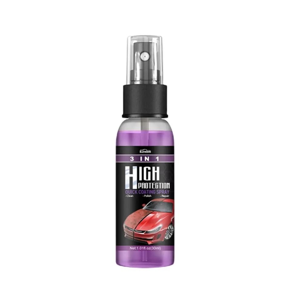 3 In 1 Rapid Ceramic Coating Spray For Car Paint Wheels And Glass 6