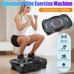 adjustable bluetooth vibration plate exercise machine for full body workout