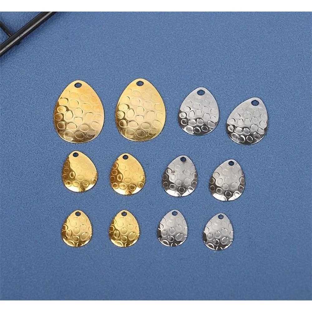 Metal Fishing Spinner Blades Set For Lure Making And Tackle Repair 1