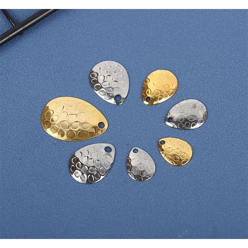 Metal Fishing Spinner Blades Set For Lure Making And Tackle Repair 3