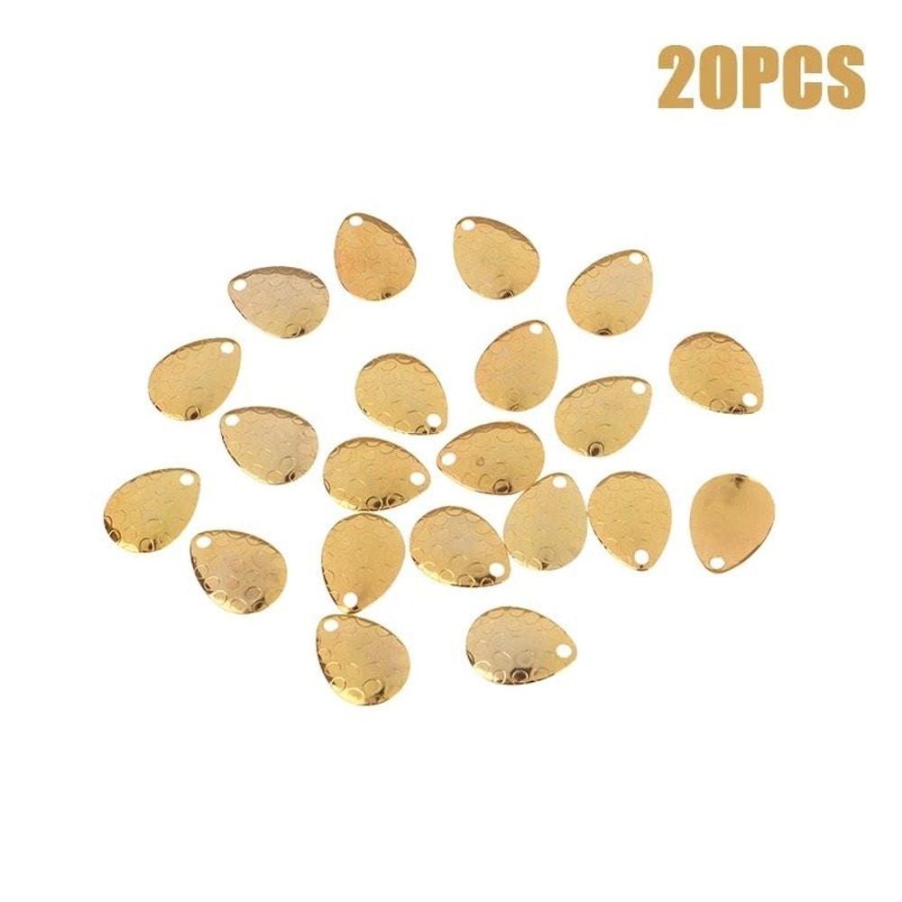 Metal Fishing Spinner Blades Set For Lure Making And Tackle Repair 7