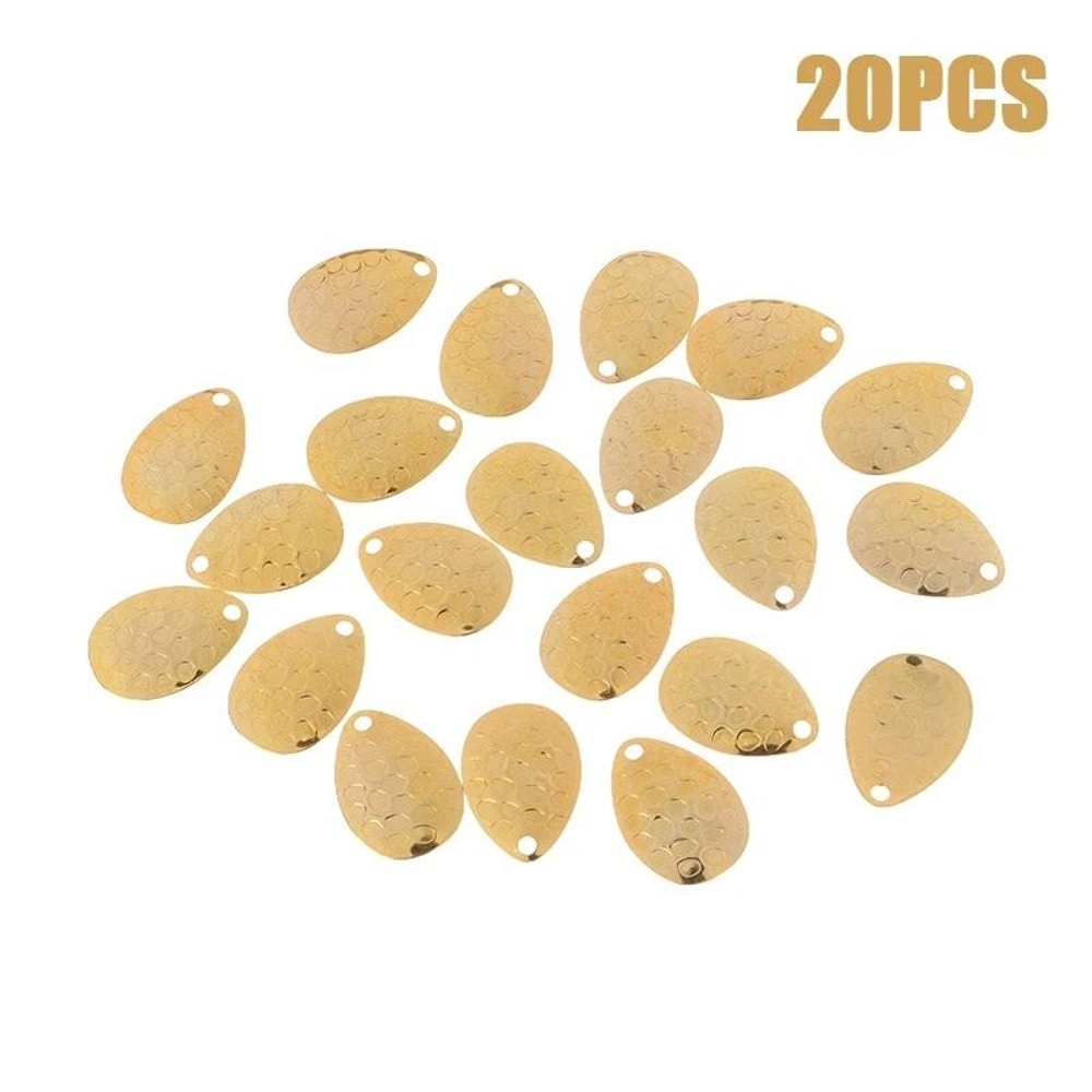 Metal Fishing Spinner Blades Set For Lure Making And Tackle Repair 9