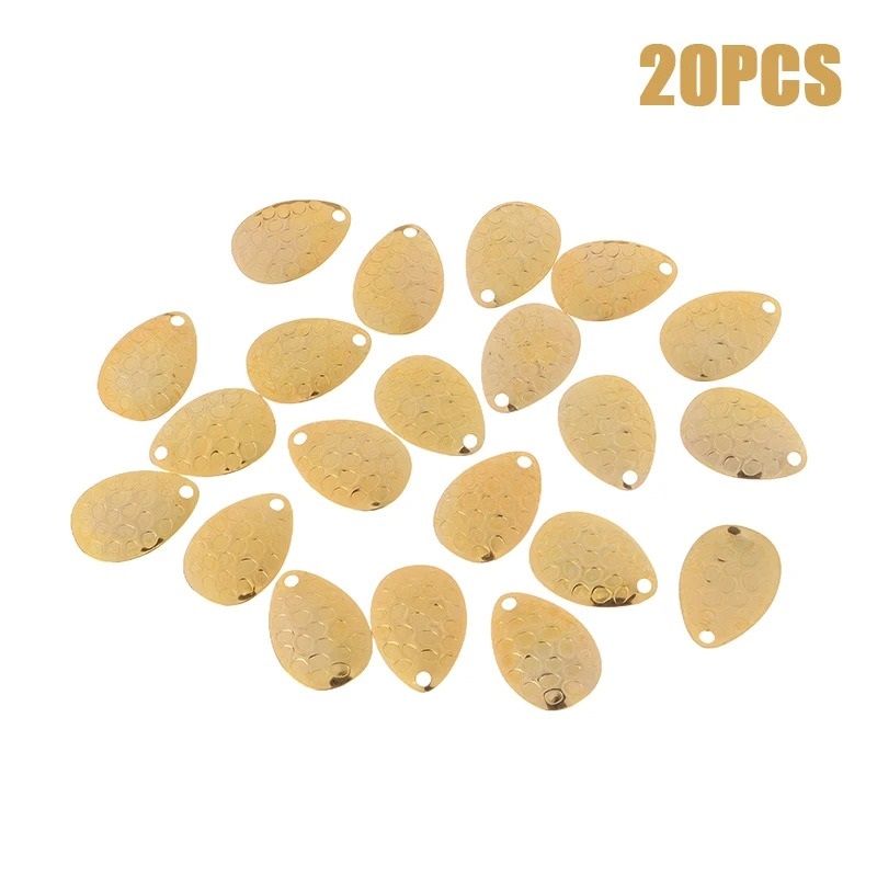 Metal Fishing Spinner Blades Set For Lure Making And Tackle Repair 9