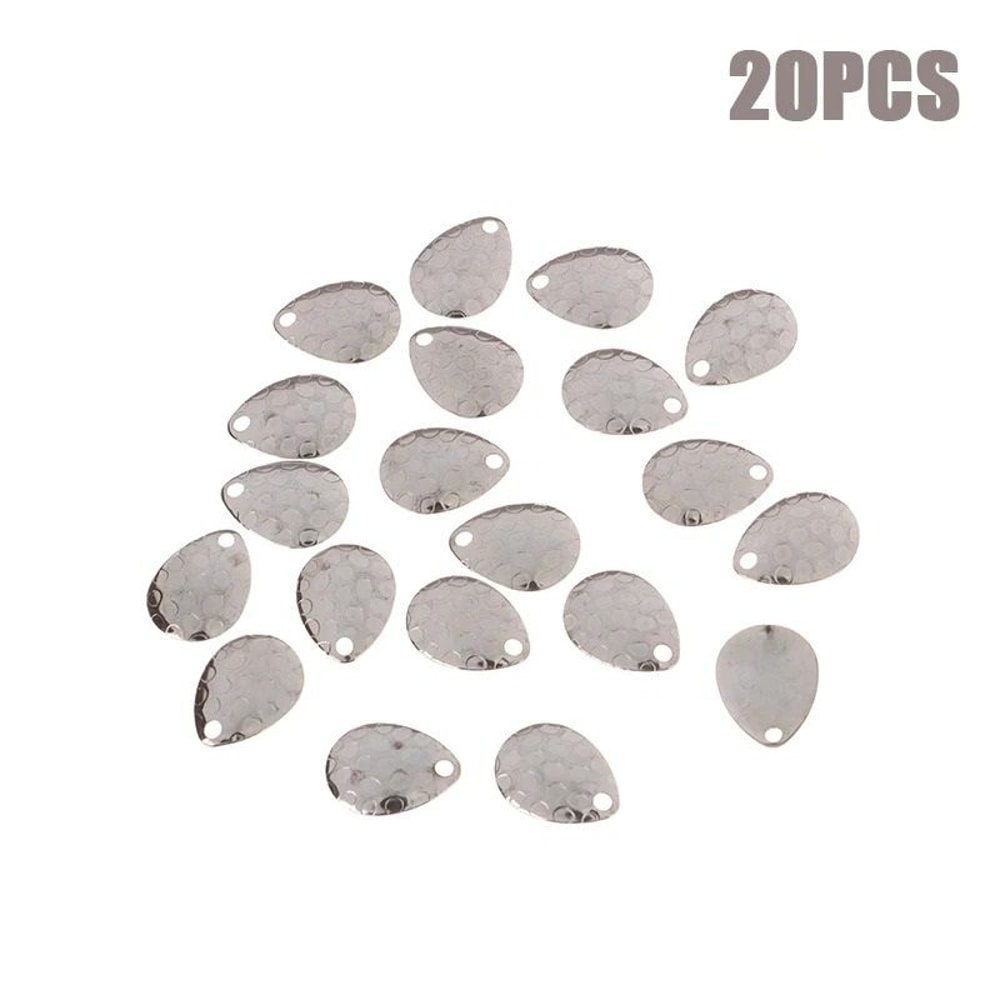 Metal Fishing Spinner Blades Set For Lure Making And Tackle Repair 11