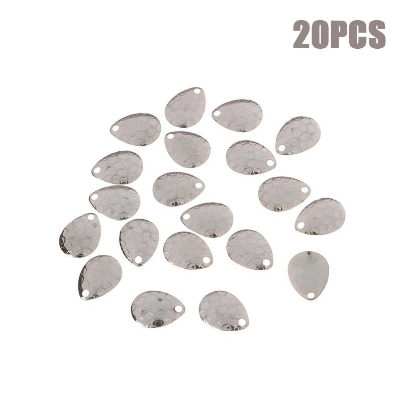 Metal Fishing Spinner Blades Set For Lure Making And Tackle Repair 11