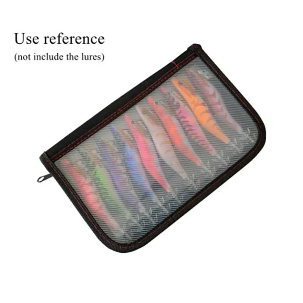 Portable Clear Fishing Lure And Hook Storage Bag With Double Zipper 1