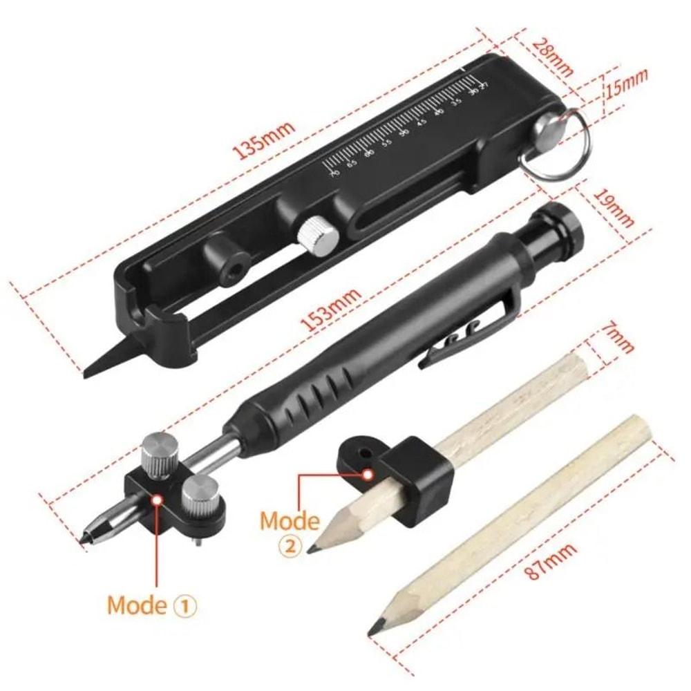 Adjustable Contour Gauge Scribing Tool For Woodworking And DIY Projects 3