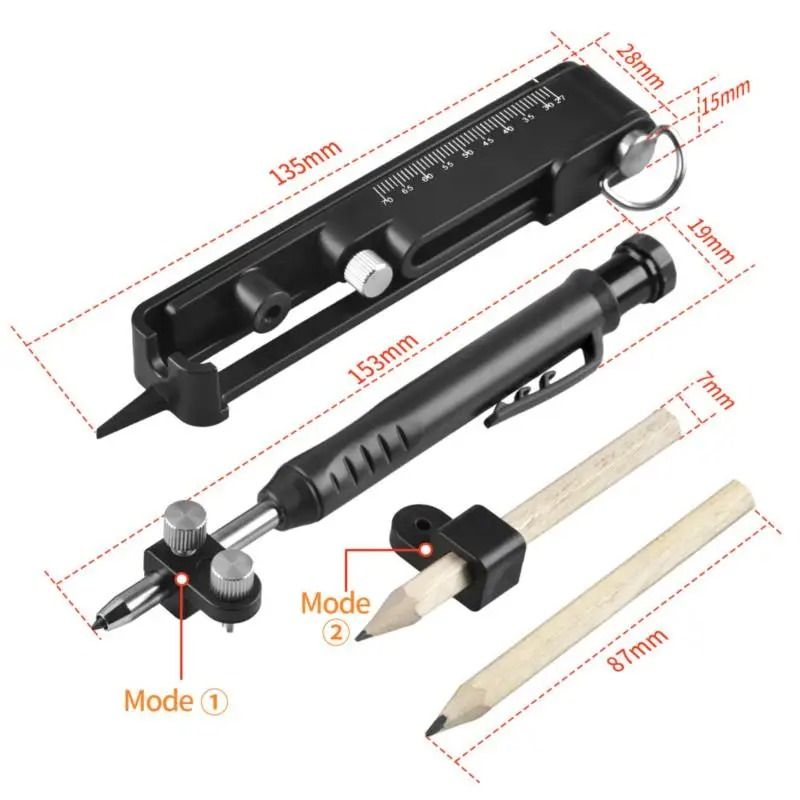 Adjustable Contour Gauge Scribing Tool For Woodworking And DIY Projects 3