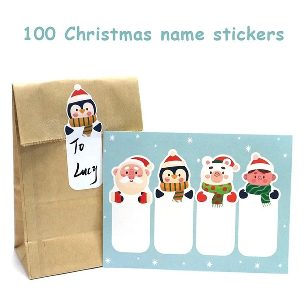 Christmas Gift Sealing Stickers Set For Holiday Packaging And Decoration 1