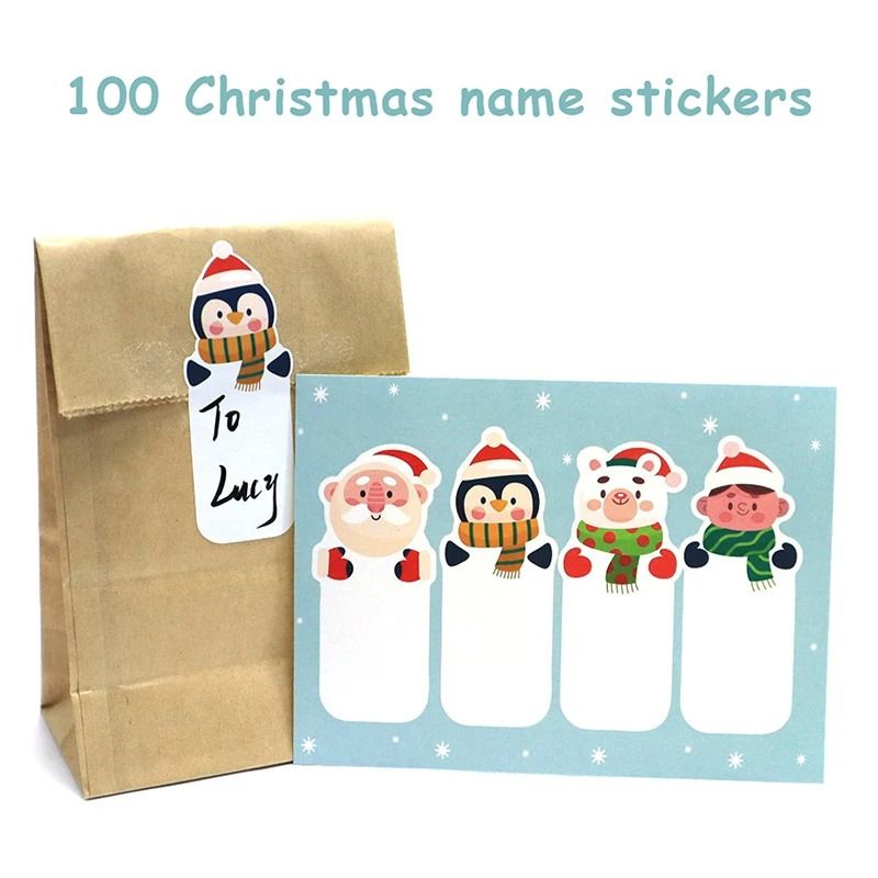 Christmas Gift Sealing Stickers Set For Holiday Packaging And Decoration 1