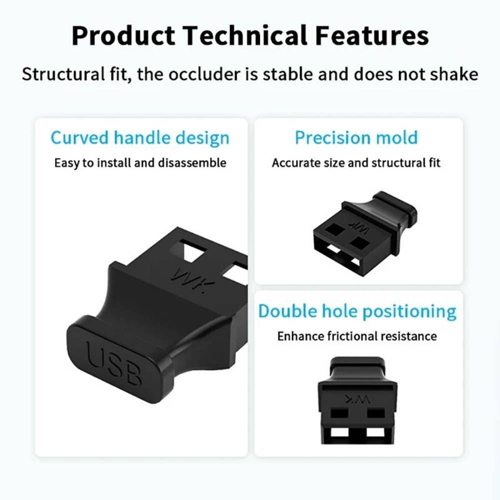 USB Port Dust Plug Covers For Laptop And Computer Protection 4