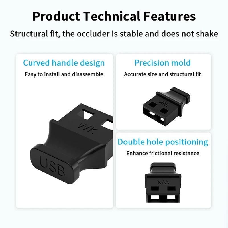 USB Port Dust Plug Covers For Laptop And Computer Protection 4