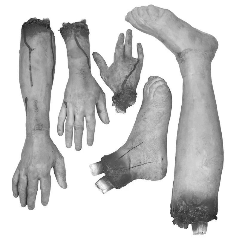 Fake Severed Zombie Hand Prop For Halloween Decoration And Haunted Displays 1