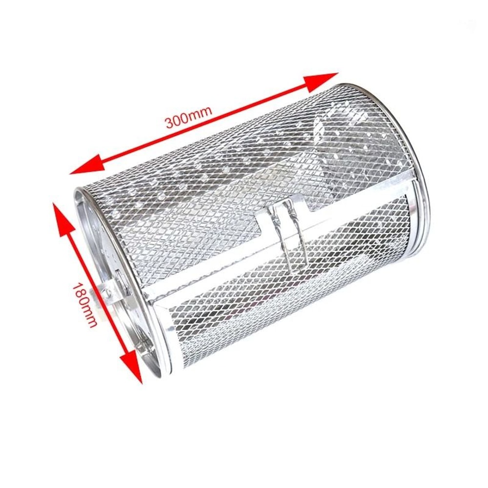 Stainless Steel Rotisserie Grill Basket Drum For Oven And Air Fryer Cooking 10