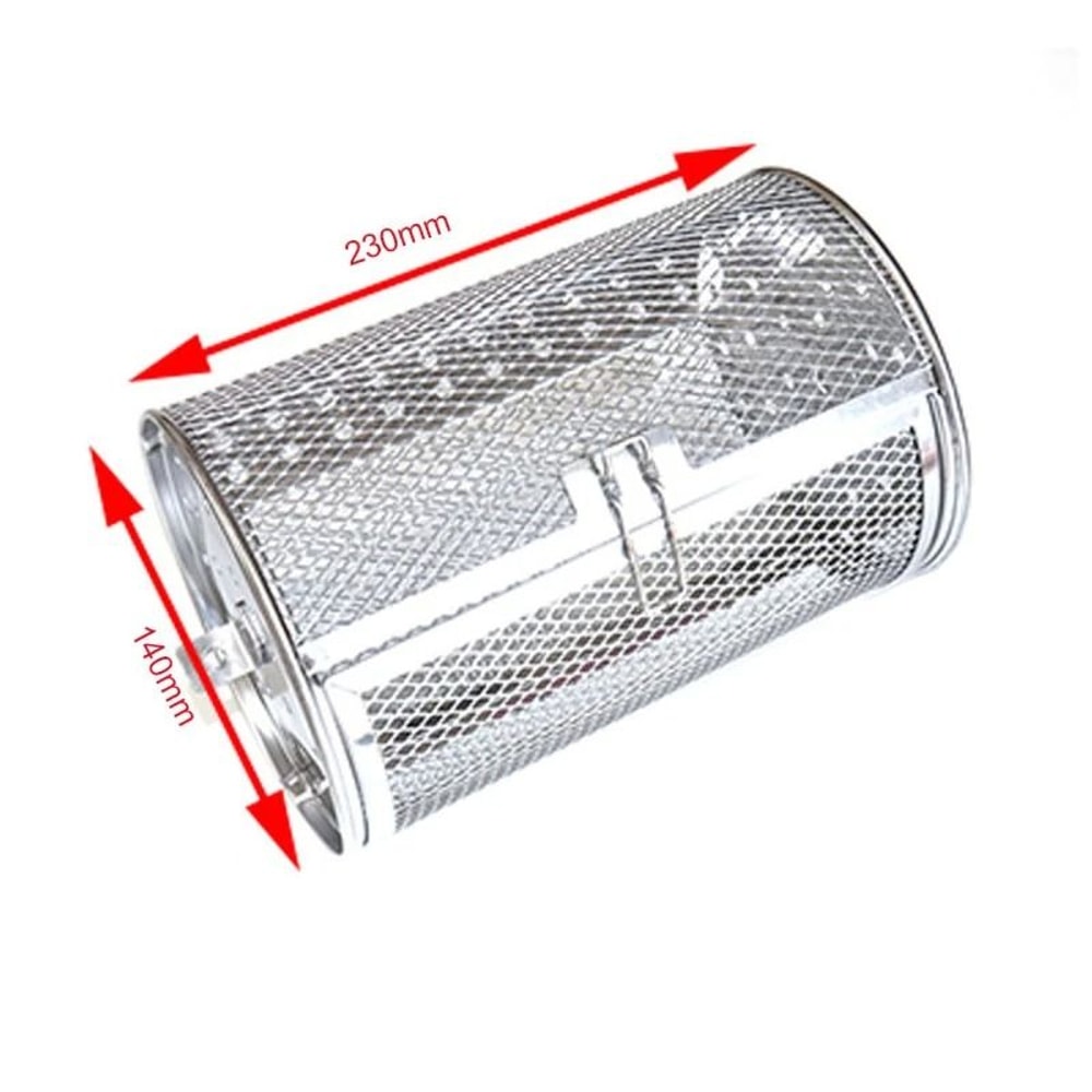 Stainless Steel Rotisserie Grill Basket Drum For Oven And Air Fryer Cooking 8
