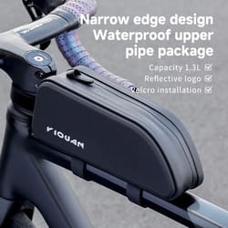 waterproof bicycle frame bag for mtb and road bike storage
