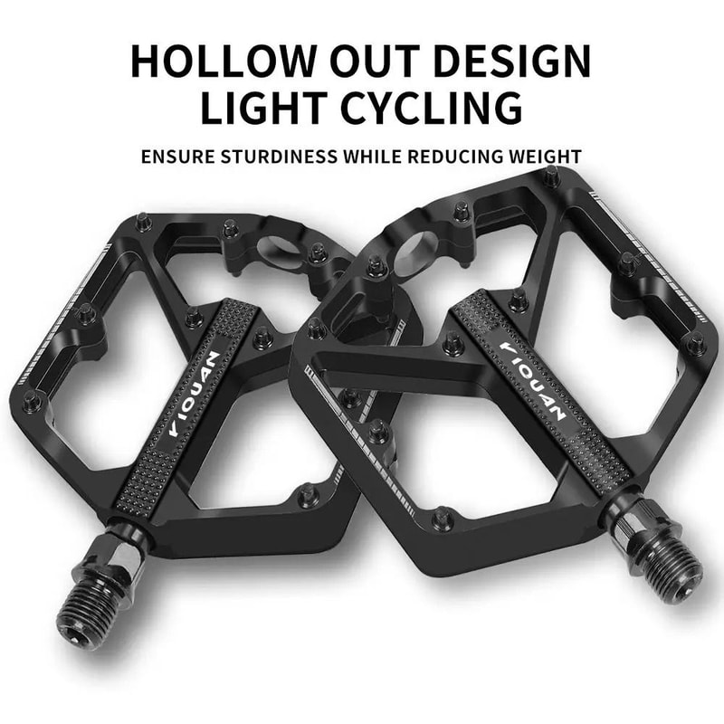 Aluminum Alloy Bicycle Platform Pedals With Sealed Bearings For Nonslip Grip 1