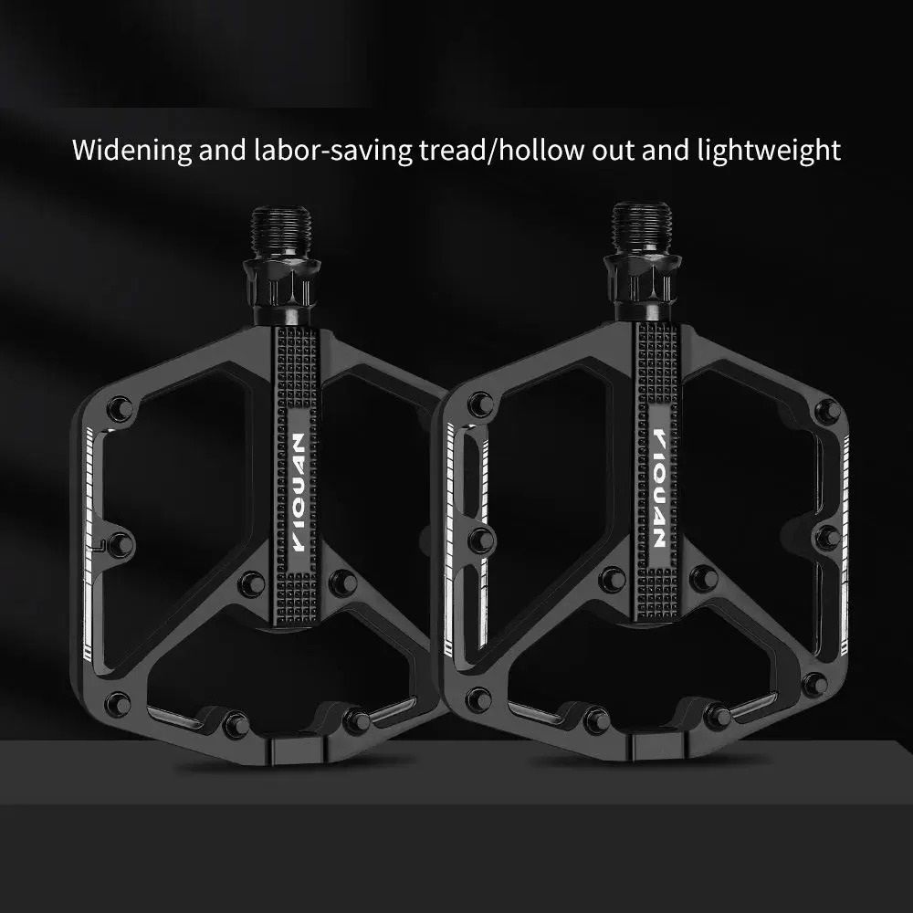 Aluminum Alloy Bicycle Platform Pedals With Sealed Bearings For Nonslip Grip 5