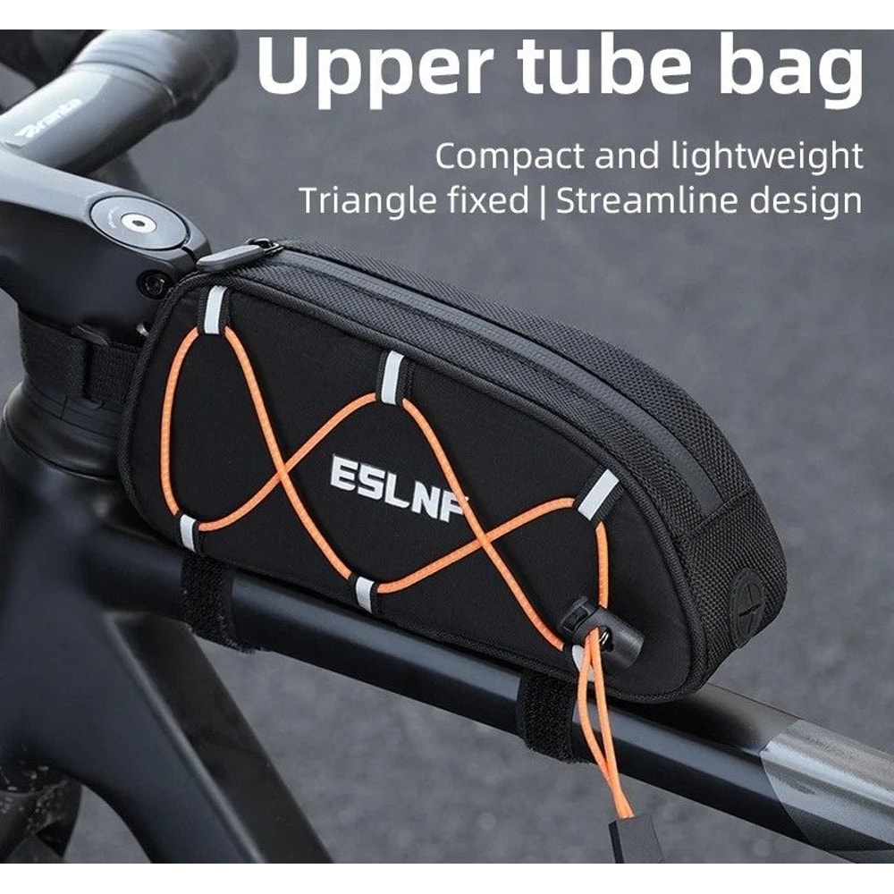 Waterproof Reflective Bicycle Frame Bag For Front Top Tube Storage 0