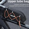 Waterproof Reflective Bicycle Frame Bag For Front Top Tube Storage 0