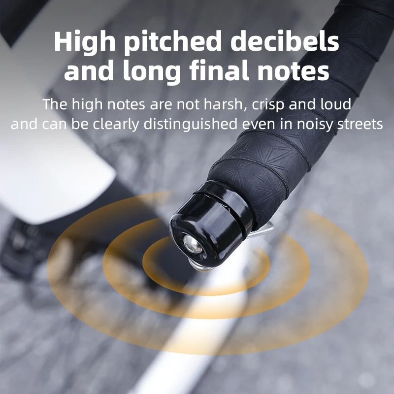 Retro Mini Bicycle Bell For Curved Handlebars With Loud Alarm Sound 4