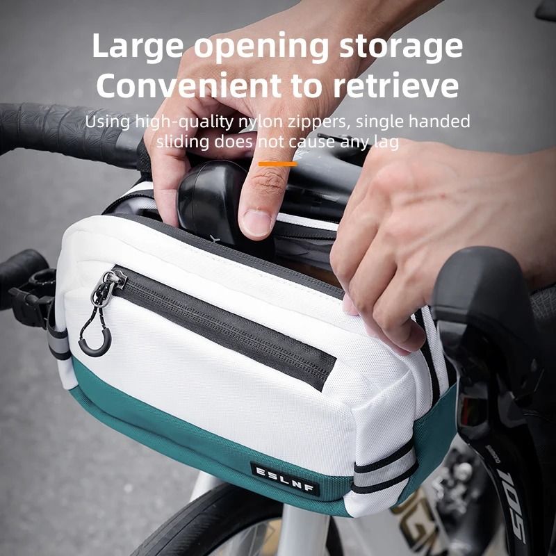 Portable Bicycle Handlebar Bag With 25 L Large Capacity For Storage 3