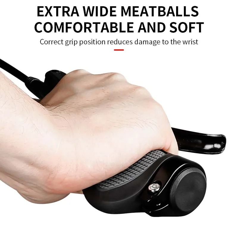 Silicone AntiSlip Ergonomic Bicycle Handlebar Grips For Comfort And Shock Absorption 1