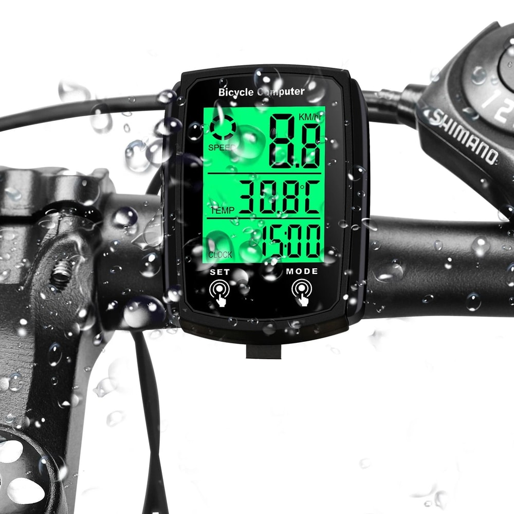Waterproof Bicycle Computer With Luminous Backlight And Touch Screen 4