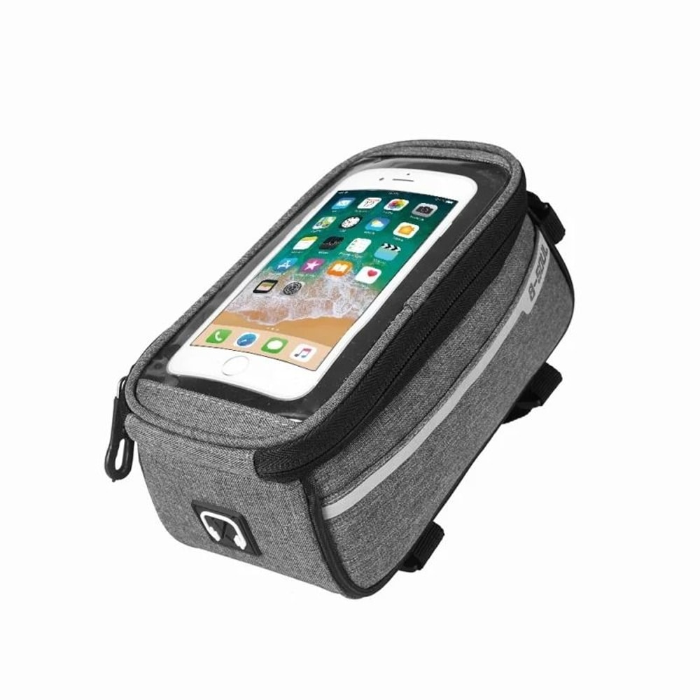 Waterproof Bicycle Front Frame Bag With Touch Screen Phone Pouch 4