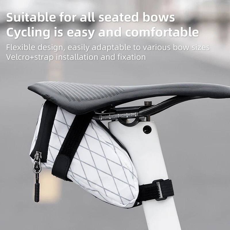 Waterproof Reflective Bicycle Saddle Seat Bag For Rear Storage 3