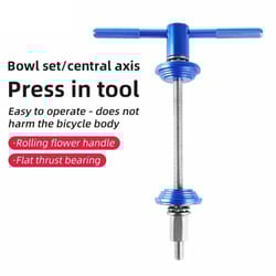 bicycle bottom bracket and headset press tool set for bike repair