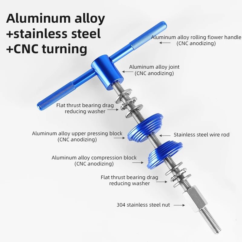 Bicycle Bottom Bracket And Headset Press Tool Set For Bike Repair 4