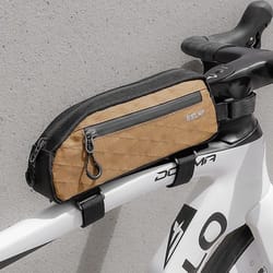 lightweight bicycle top tube bag for frame storage