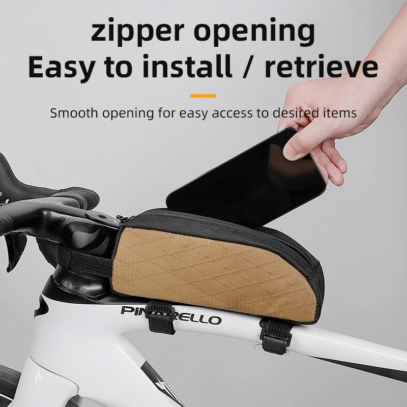 Lightweight Bicycle Top Tube Bag For Frame Storage 2